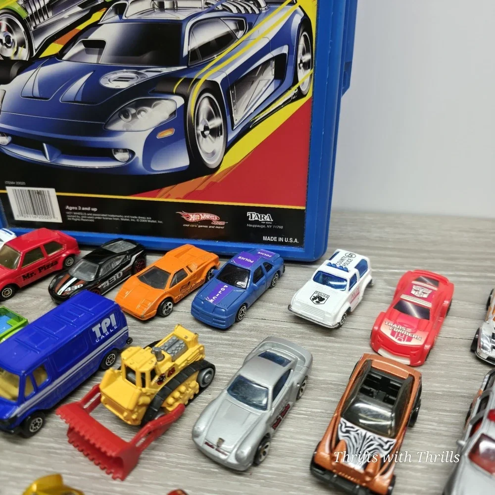 Hotwheels 48 Car Carry Case Style No. 20020 -‎ Full 48+ Cars Mixed Brands/Years